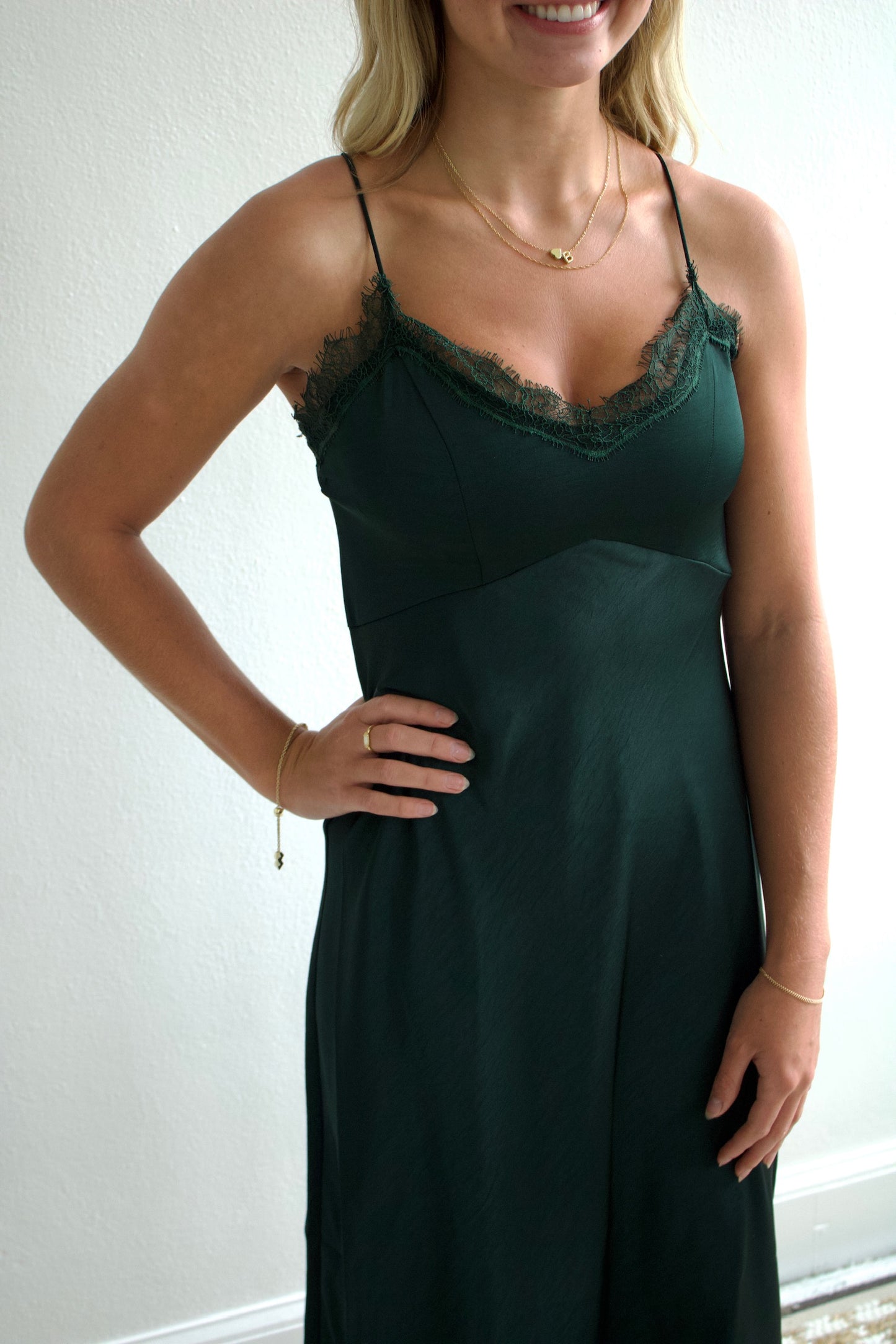 After Hours Midi Dress -  Garland Green