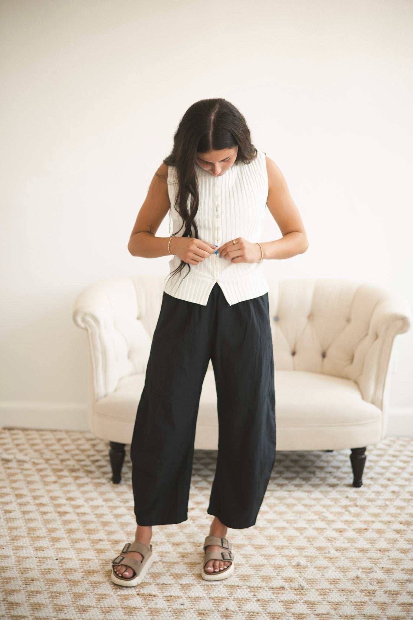 Tilly Vest - Ivory