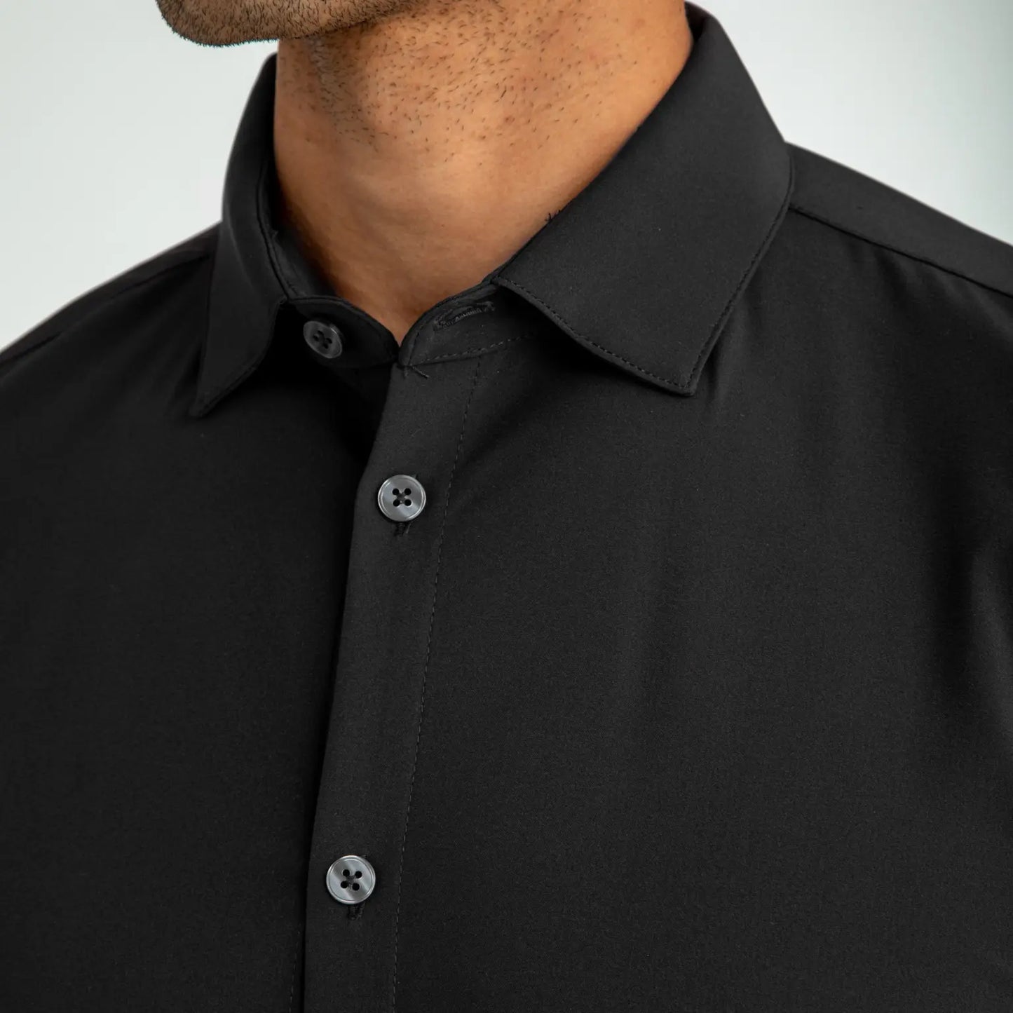 Leeward LS Dress Shirt - Black