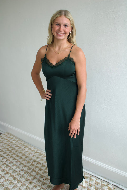 After Hours Midi Dress -  Garland Green