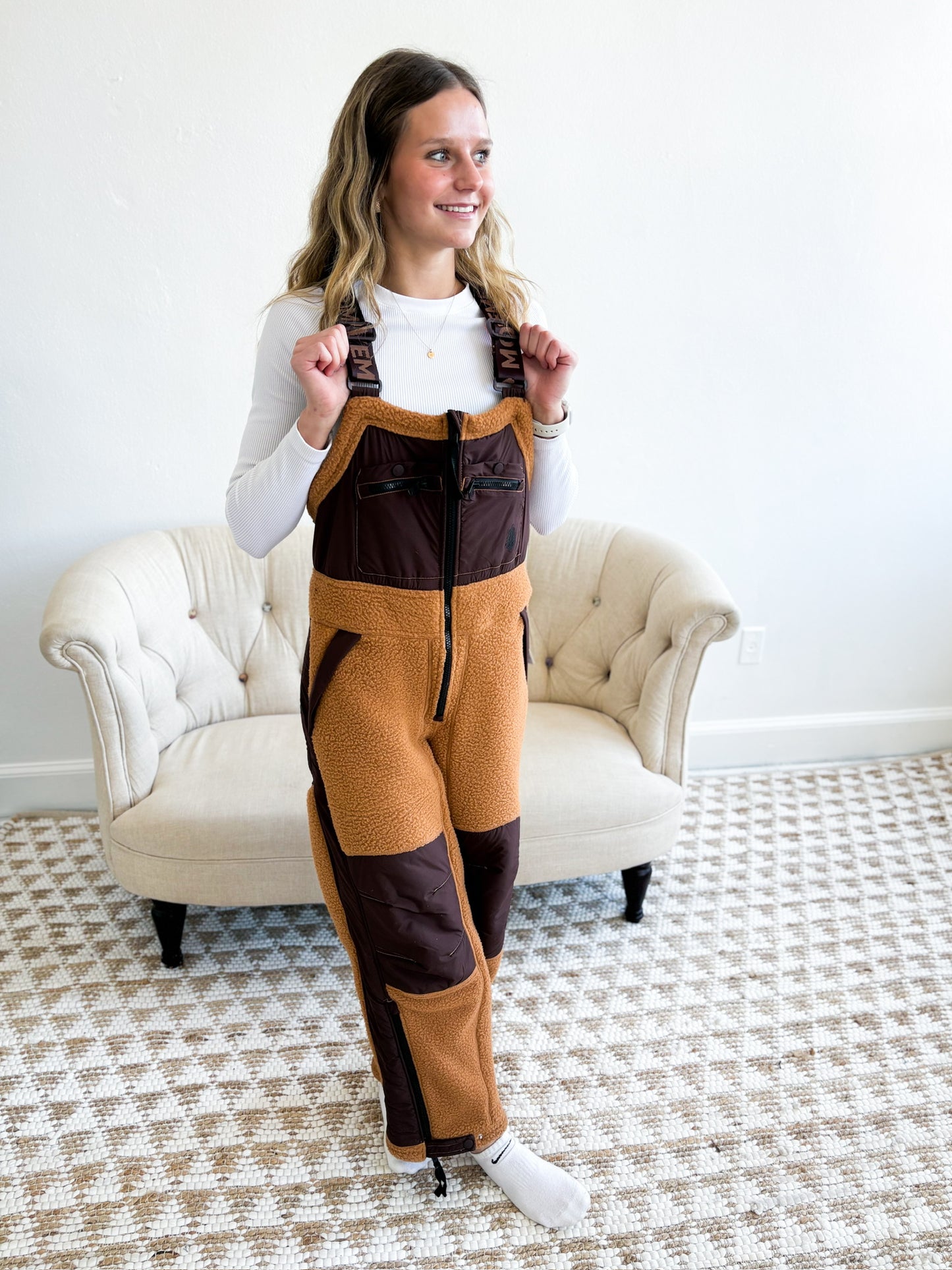 Hit The Slopes Overall - Camel Combo