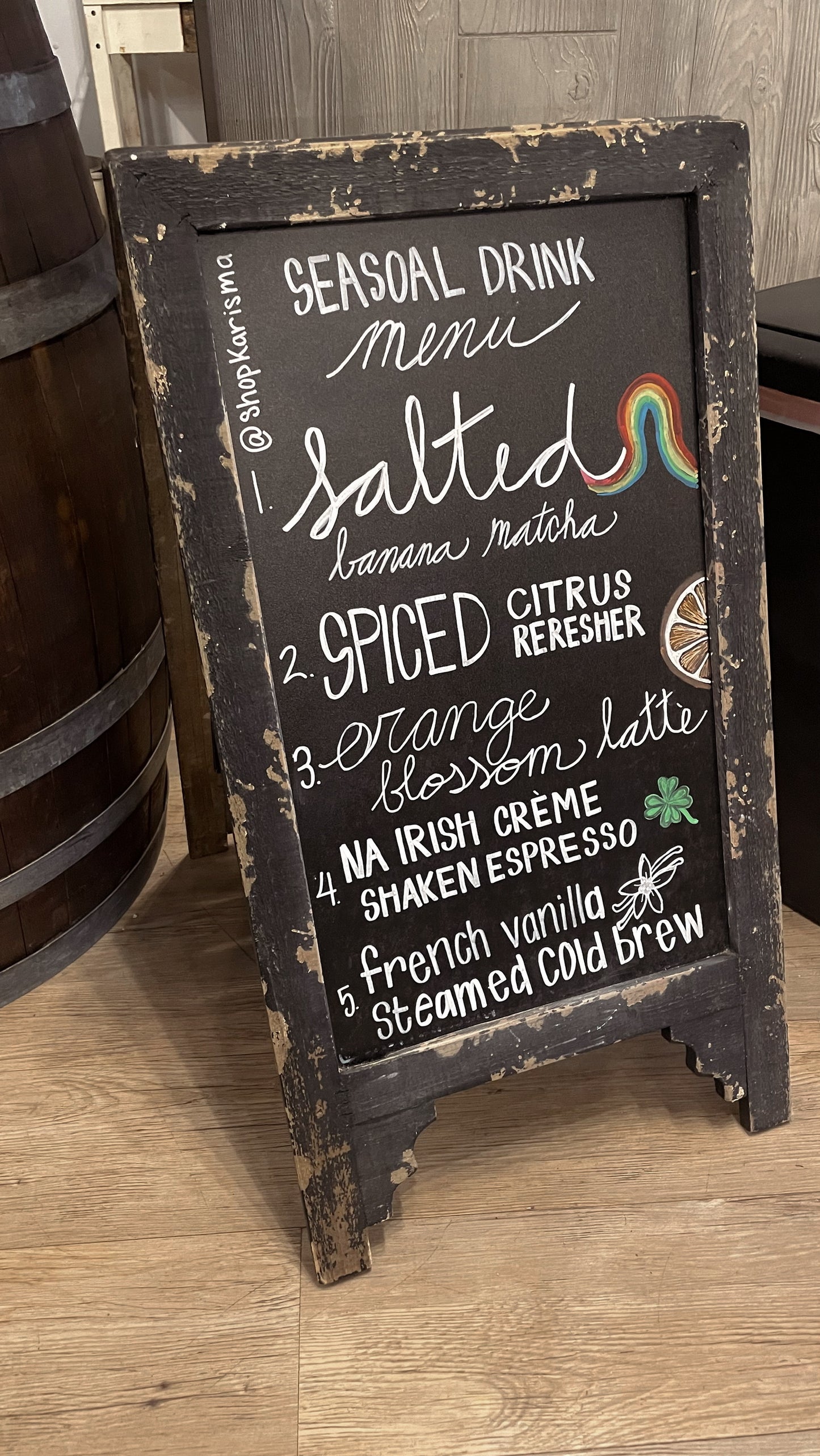 Seasonal Drinks🌈🍀