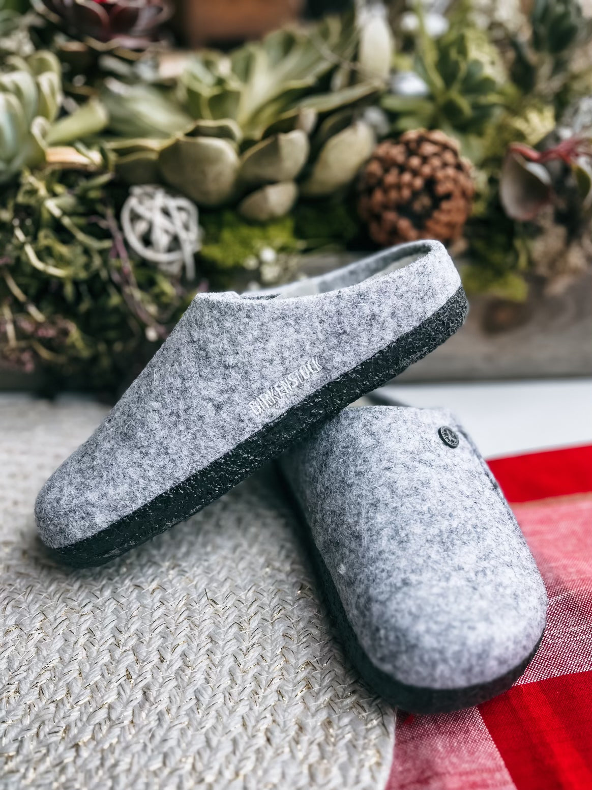 Zermatt Rivet Kids Slippers - Gray