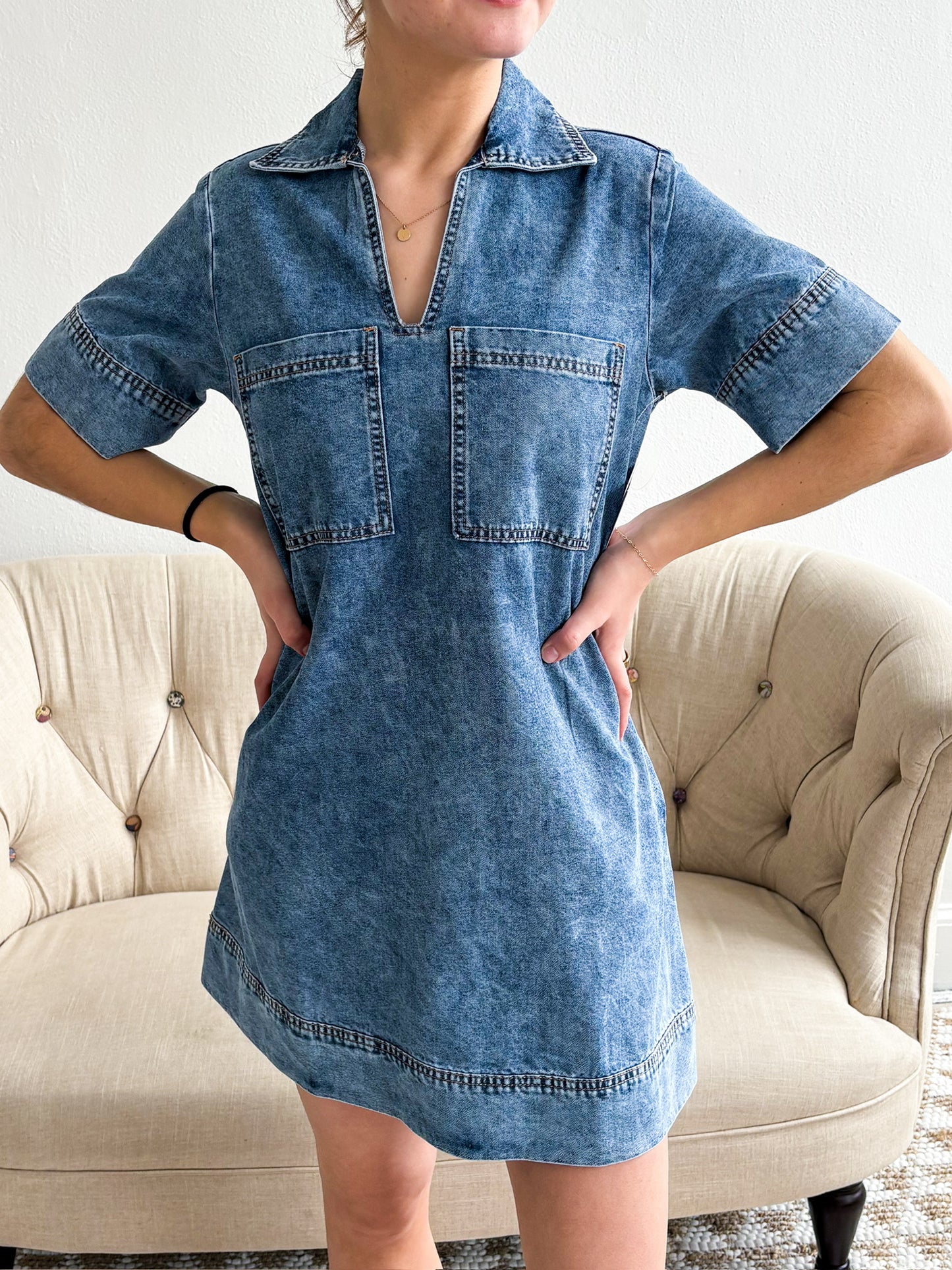 Betsy Denim Mini Dress