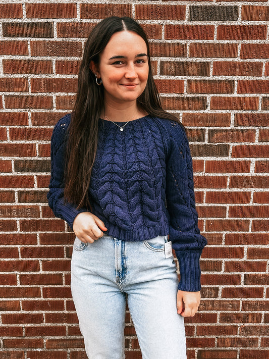 Sandre Pullover - Navy