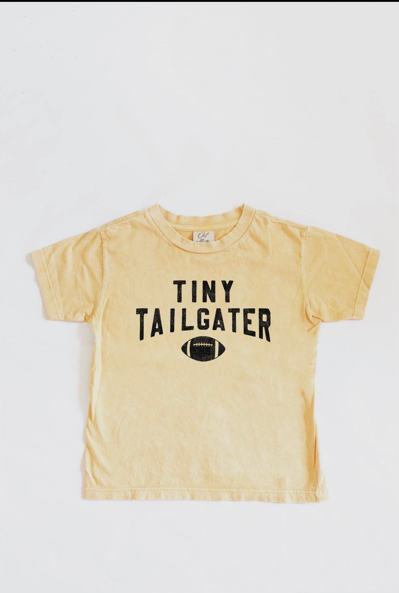 Tiny Tailgater Tee-Washed Golden