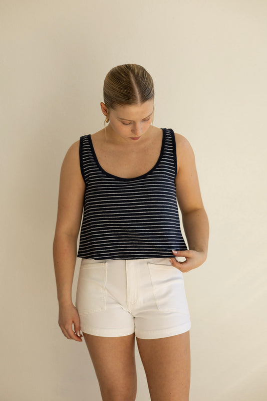 Yareli Striped Tank - Eclipse