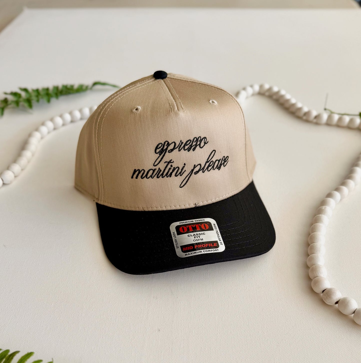 Espresso Martini Please Embroidered Trucker Hat