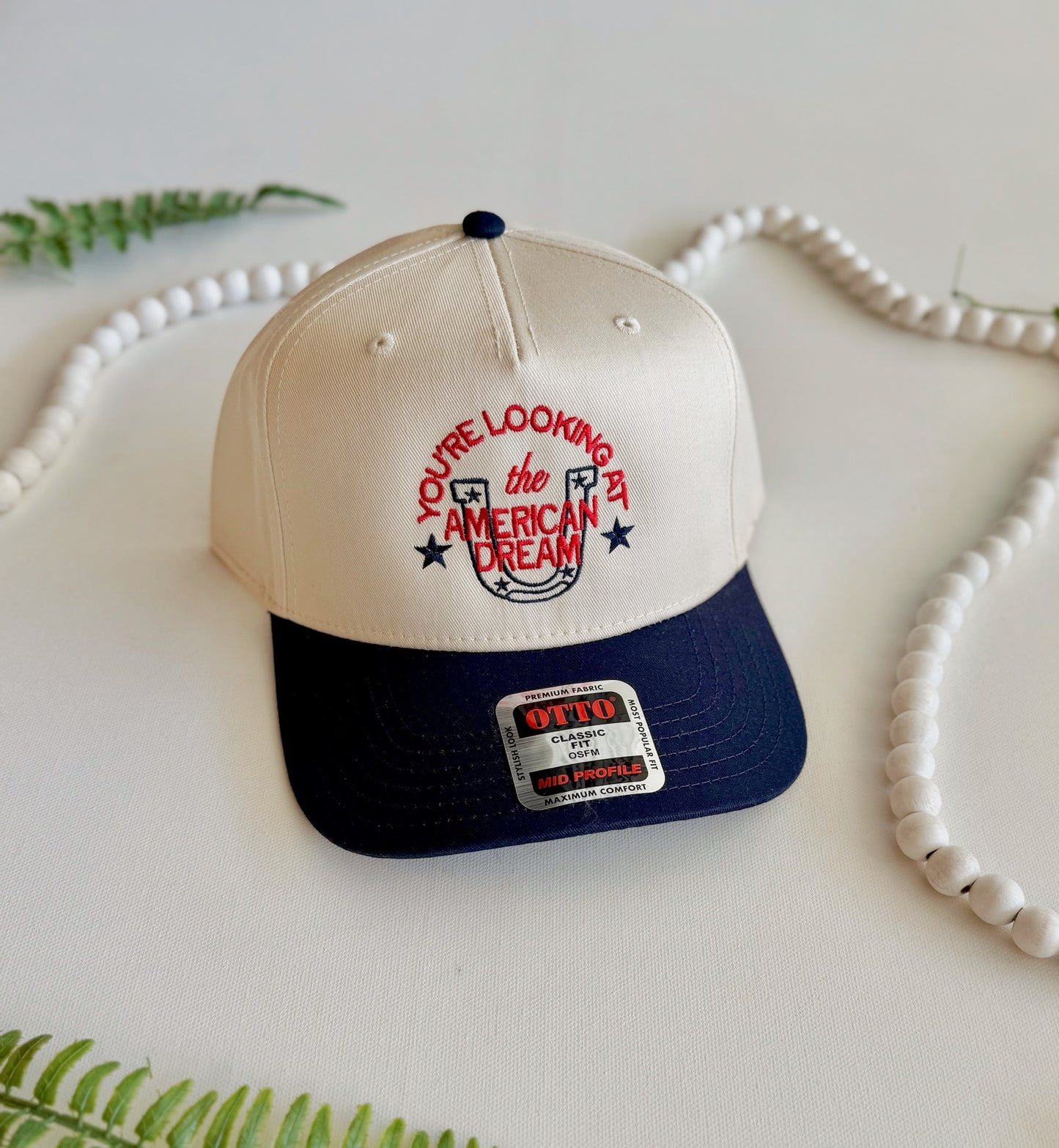 You're Looking At The American Dream Embroidered Hat