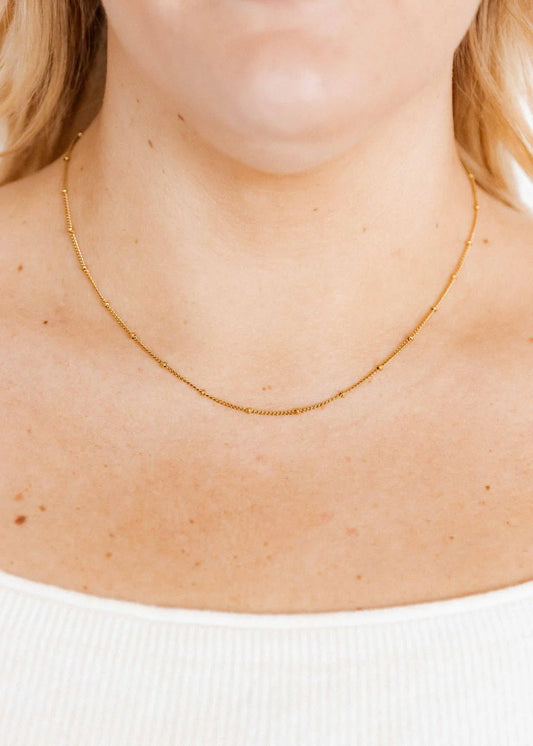 Miles Gold Necklace