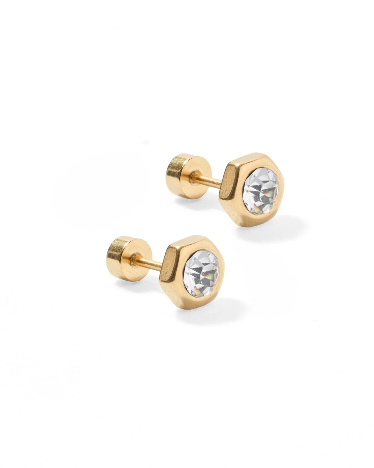 Addison Clear Studs