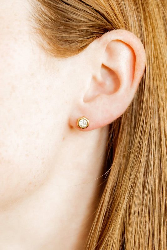 Addison Clear Studs