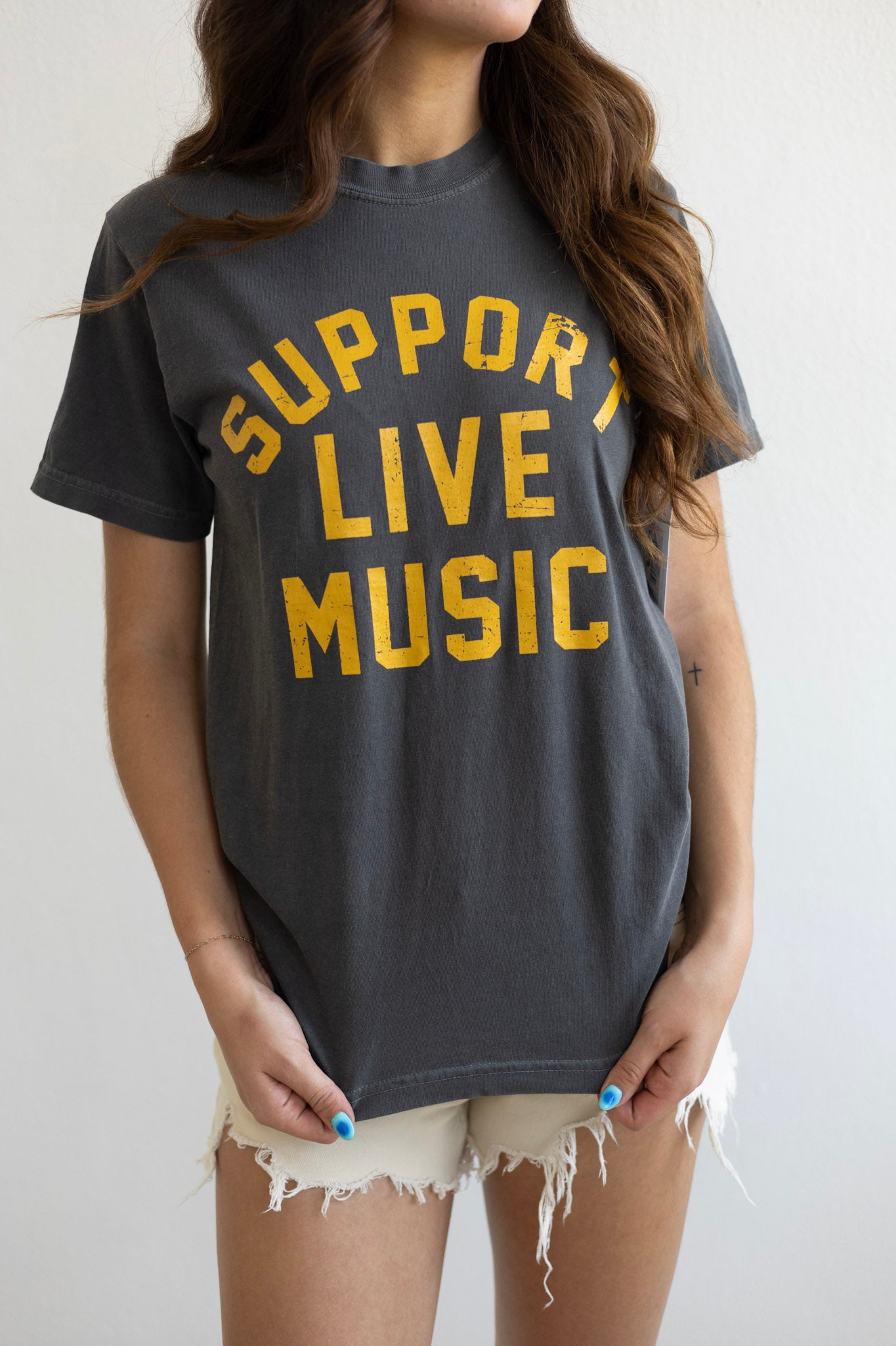 Support Live Music Graphic Tee
