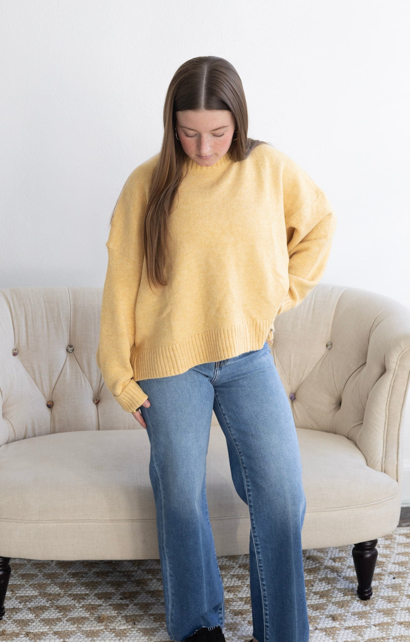 Marigold Tie-Back Sweater