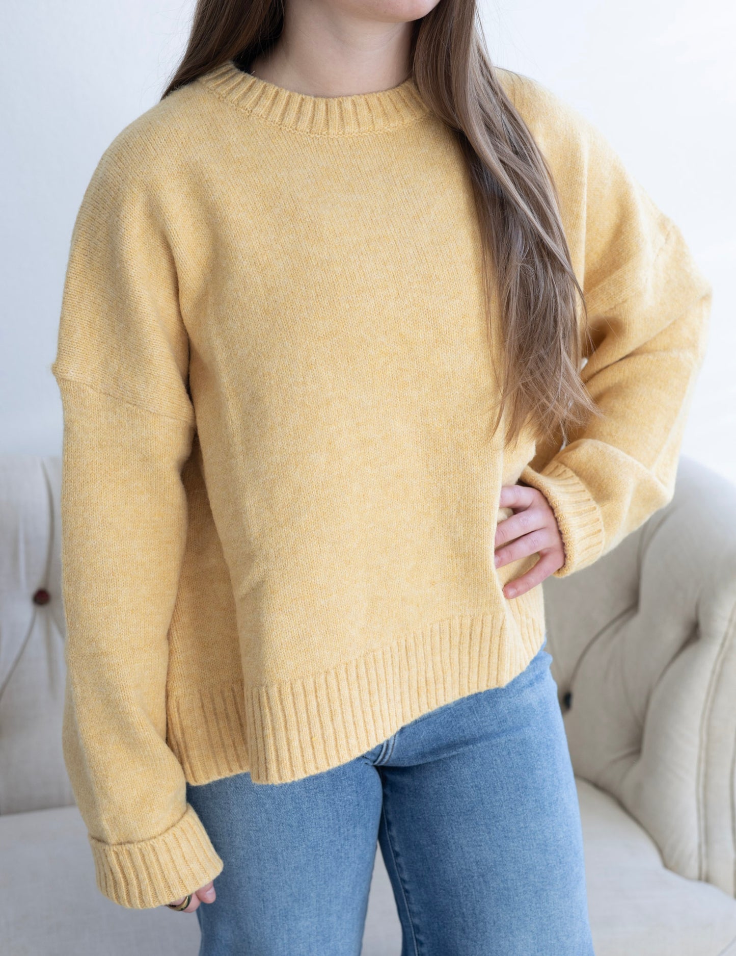 Marigold Tie-Back Sweater