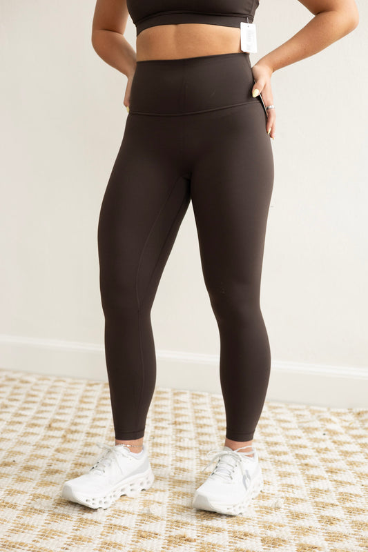 Align No Line HR Pant 25" - Mahogany Muse