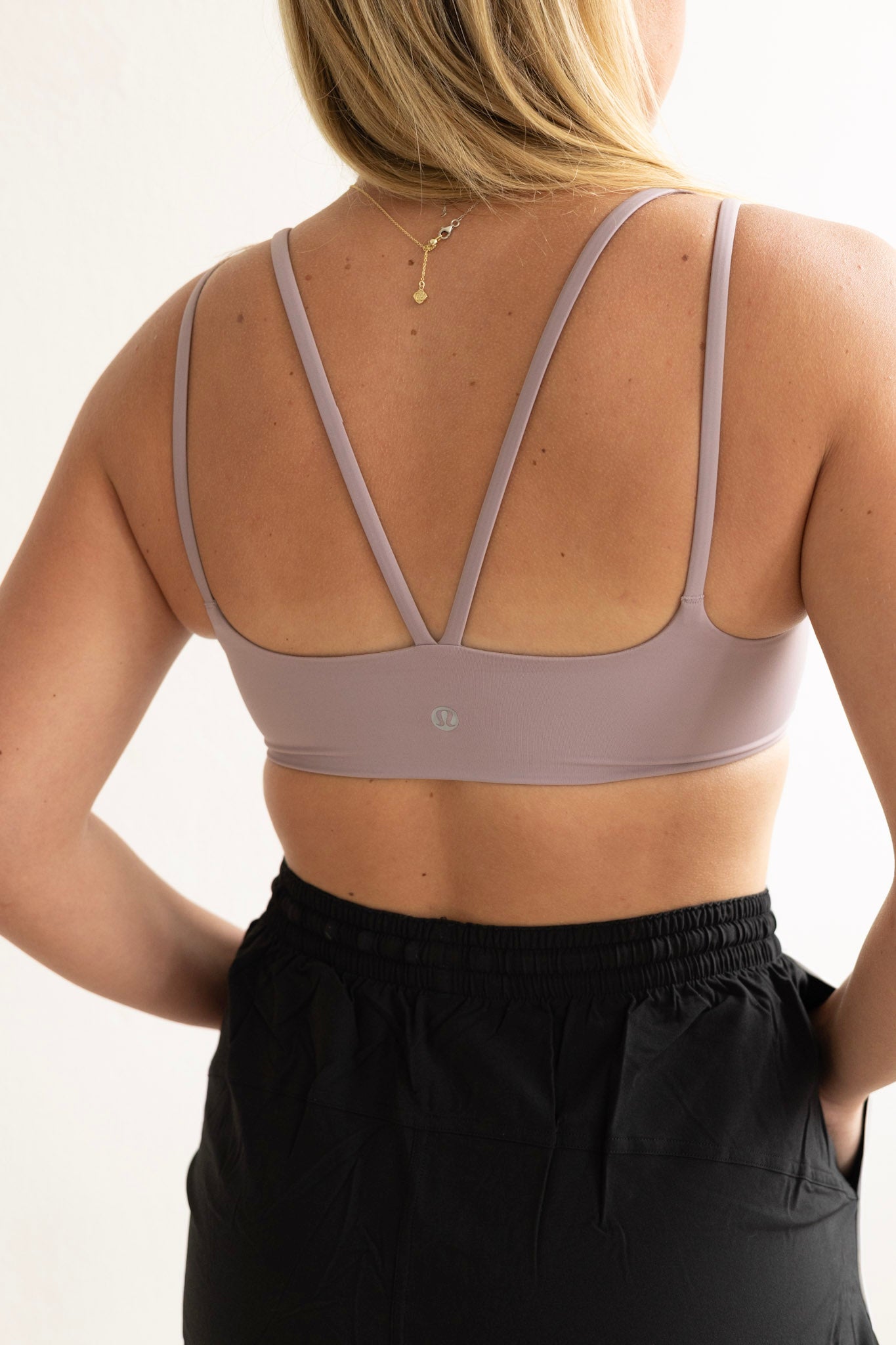 Like a Cloud Double-Strap Bra - Lotus Lavender