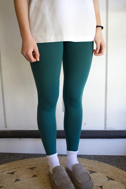 Wunder Under SmoothCover HR Tight 25" - Storm Teal