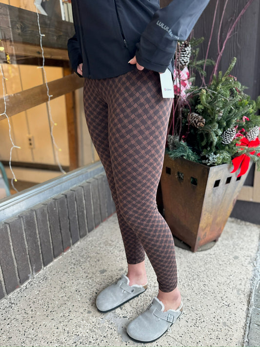 Align HR Pant 25" *Jacquard - Java Sequoia