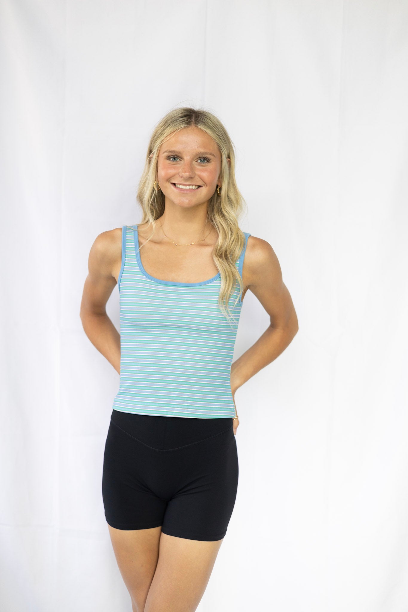 Cloud II Bay Tank - Skylight Stripe