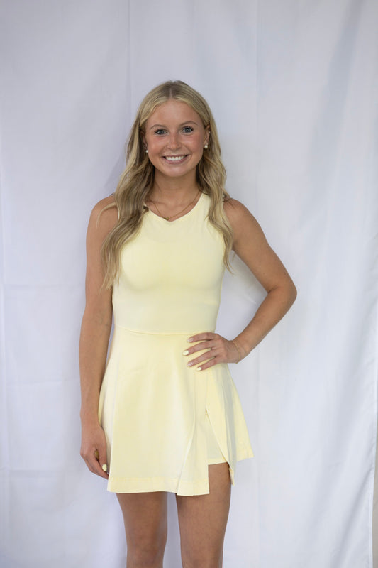 Vitality Essence Wrap Dress - Butter