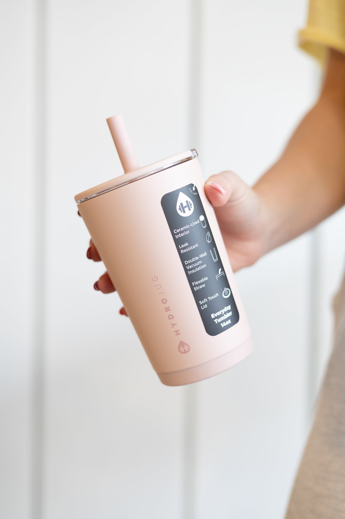 Dusty Rose HydroJug 14oz Everyday Tumbler
