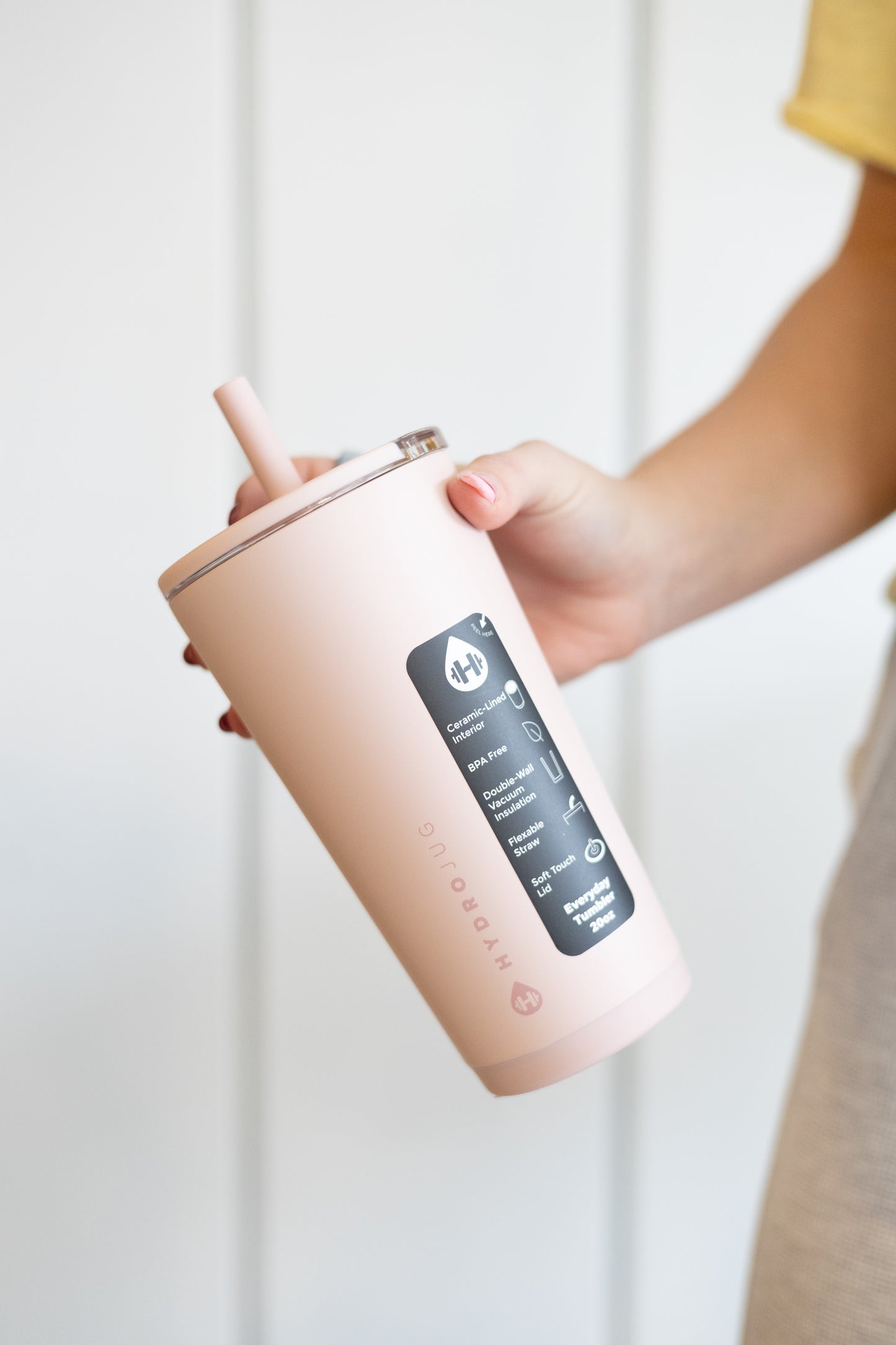 Dusty Rose HydroJug 20oz Everyday Tumbler