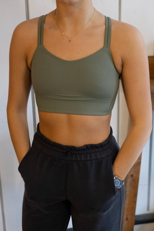 Like a Cloud LL Bra - Willow Leaf