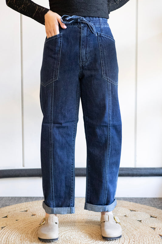 Villa Drawstring Barrel - Blue Mood