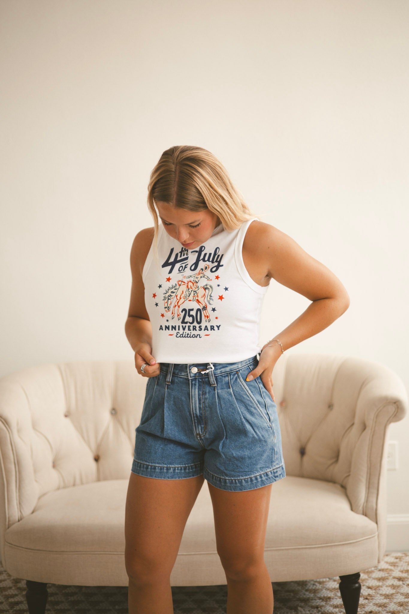 USA 250th Anniversary Edition Tank - White