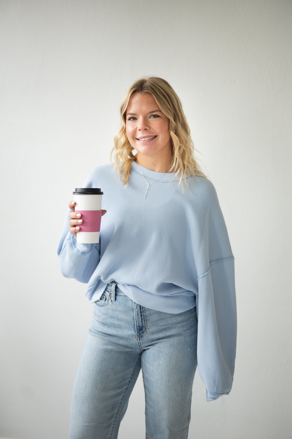 Skyline Tee - Blue Snowflake