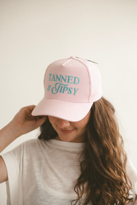 TANNED & TIPSY Trucker Hat