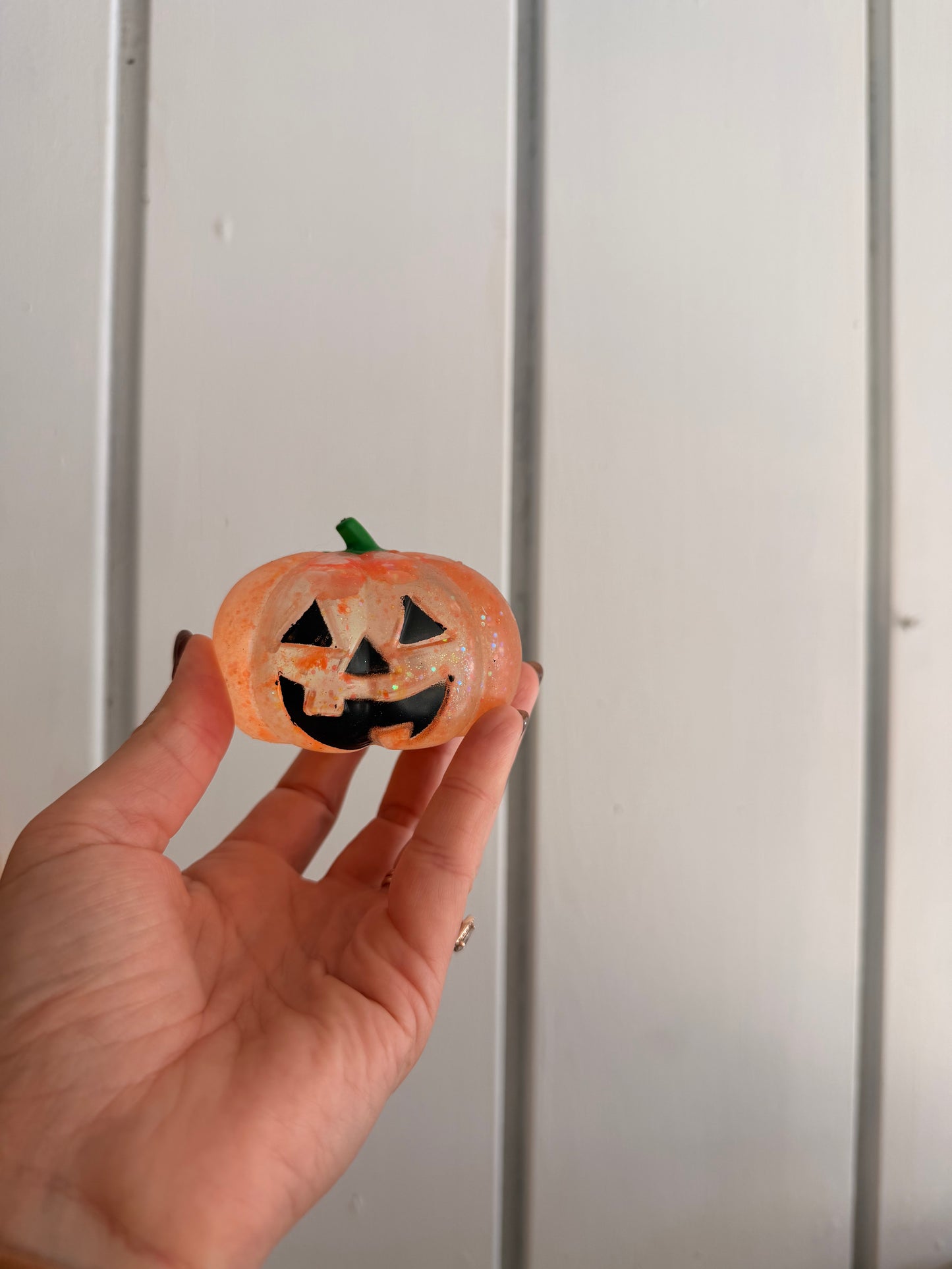 Glitter Pumpkin Squishy