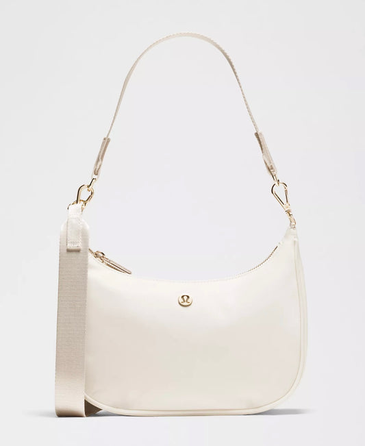 City Essentials Small Shoulder Bag - Ivory/Gold