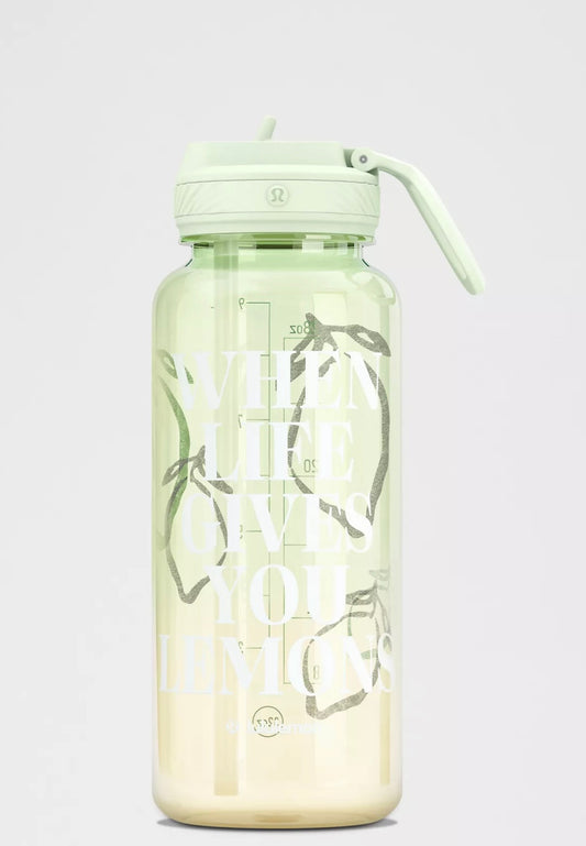 Back to Life Sport Bottle 32oz - Matcha Magic/Coconut Ivory