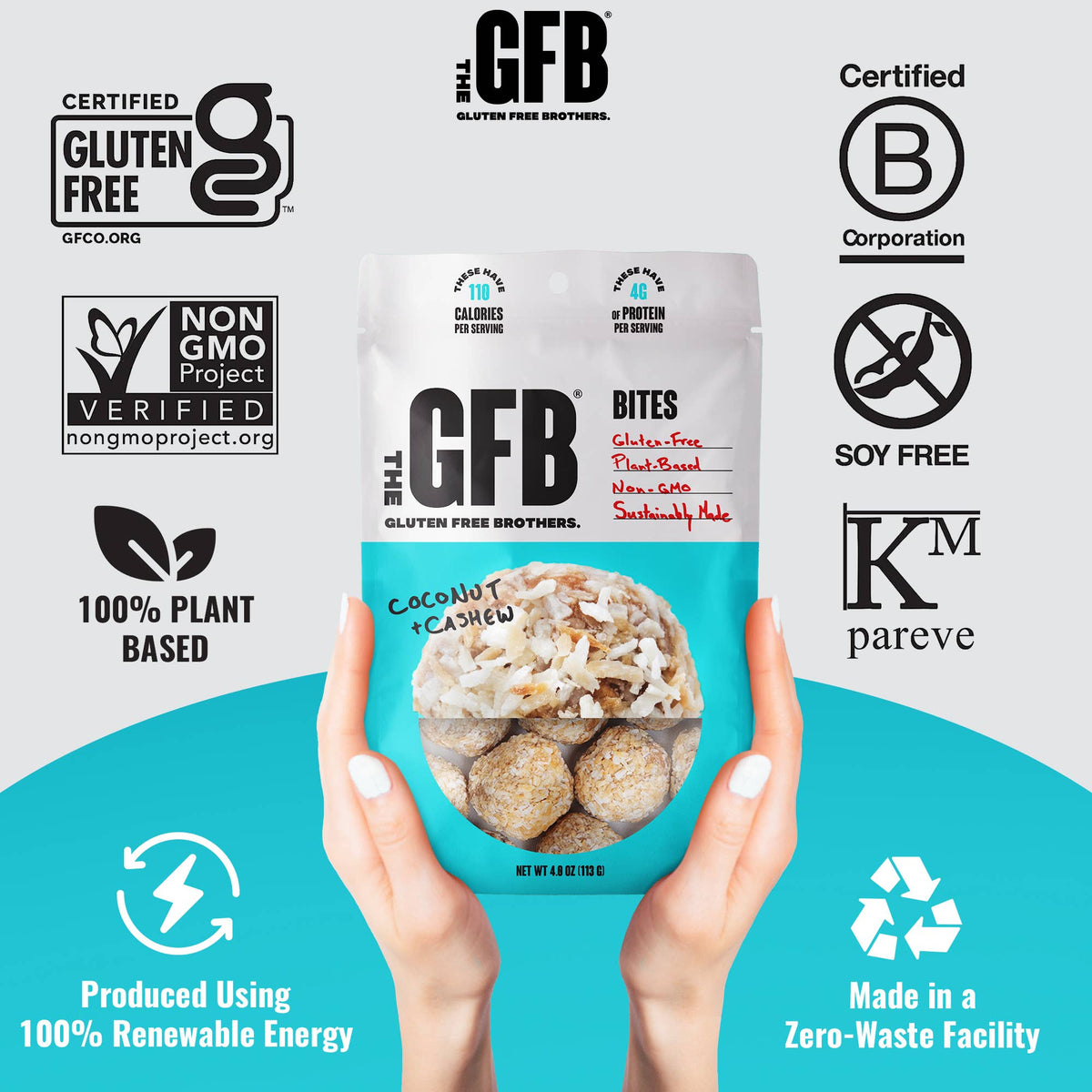 Coconut Cashew Protein Bites