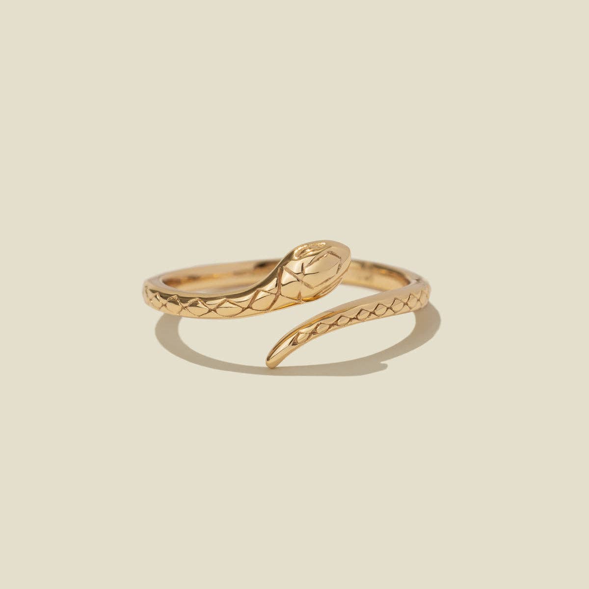 Snake Ring: Gold Vermeil / 8
