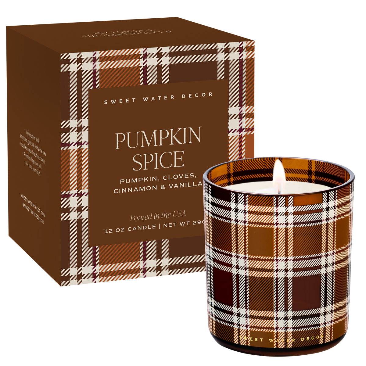 Pumpkin Spice 12oz Boxed Soy Candle