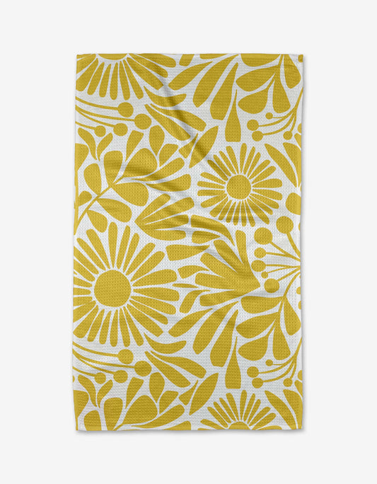 Sunlit Blooms Tea Towel