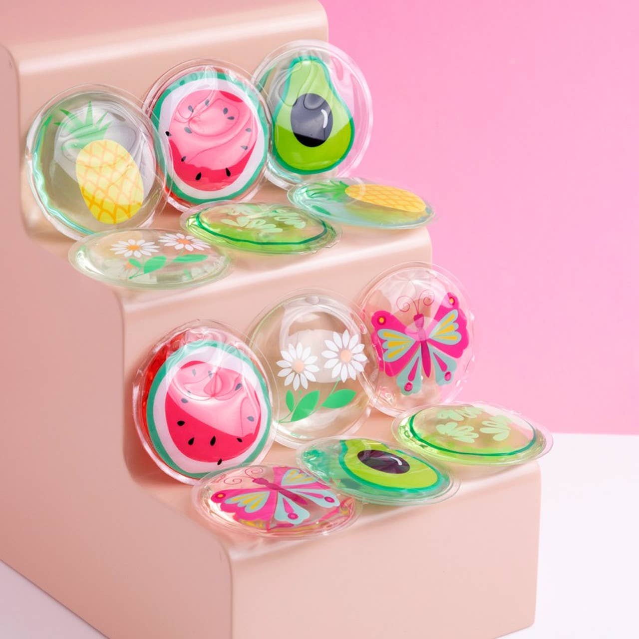 CALA Hot and Cold Under Eye Reusable Pad: Flamingo