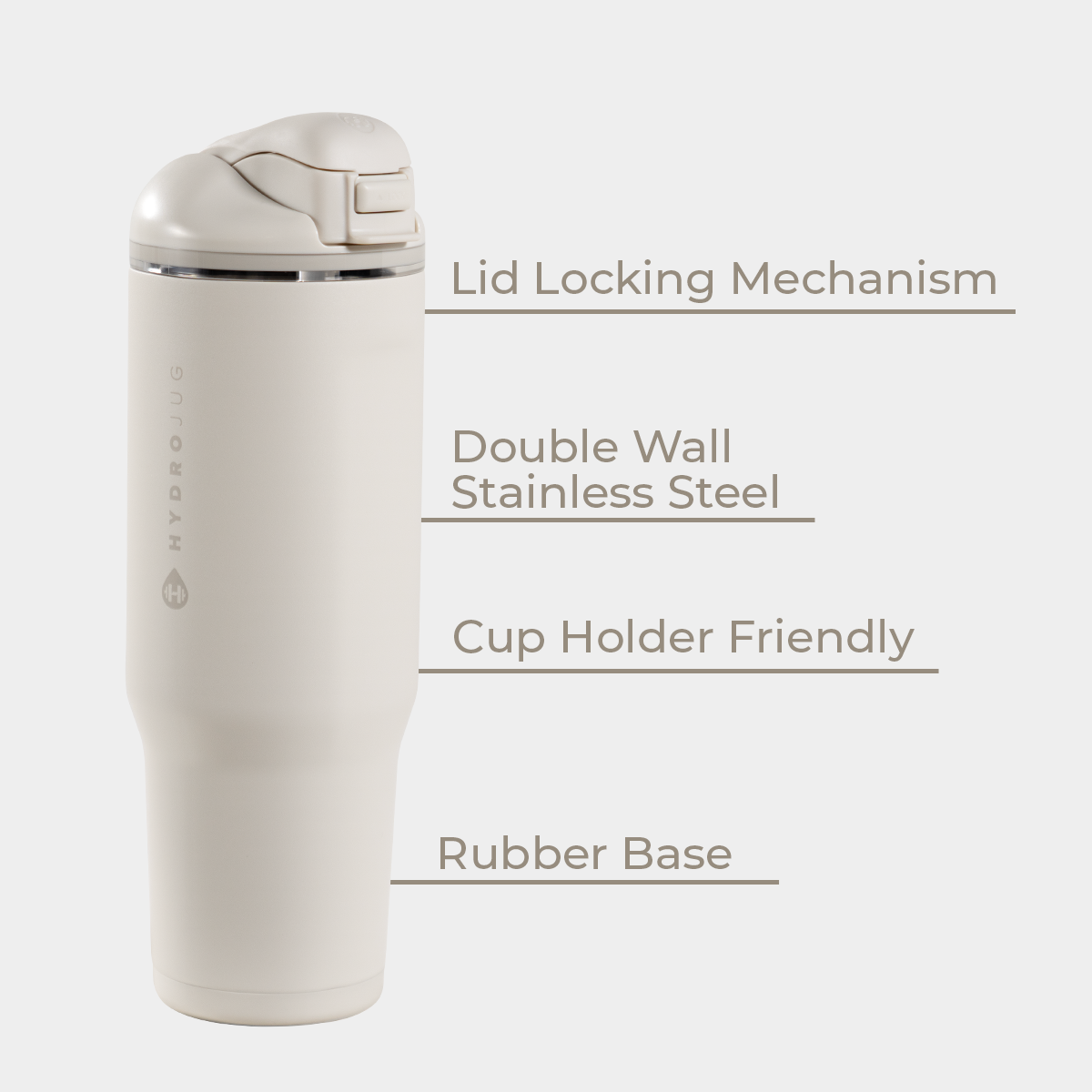 Linen HydroJug 32oz Ease2o