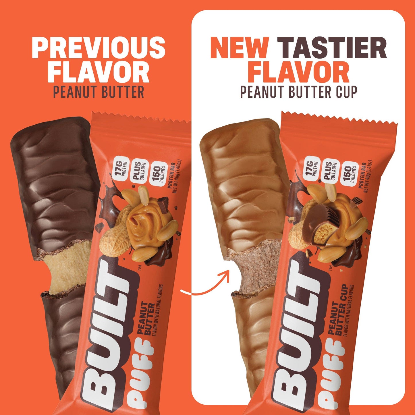 Built Puff Protein Bars - Peanut Butter Cup