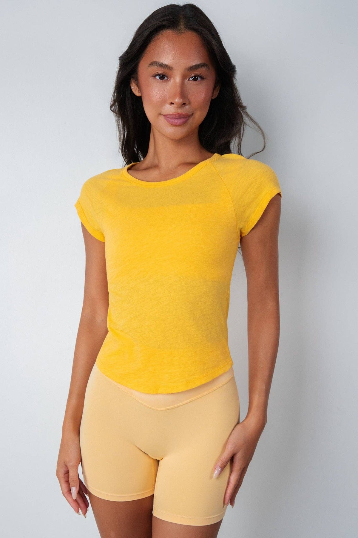 Vitality Whisper Raglan Tee - Mango