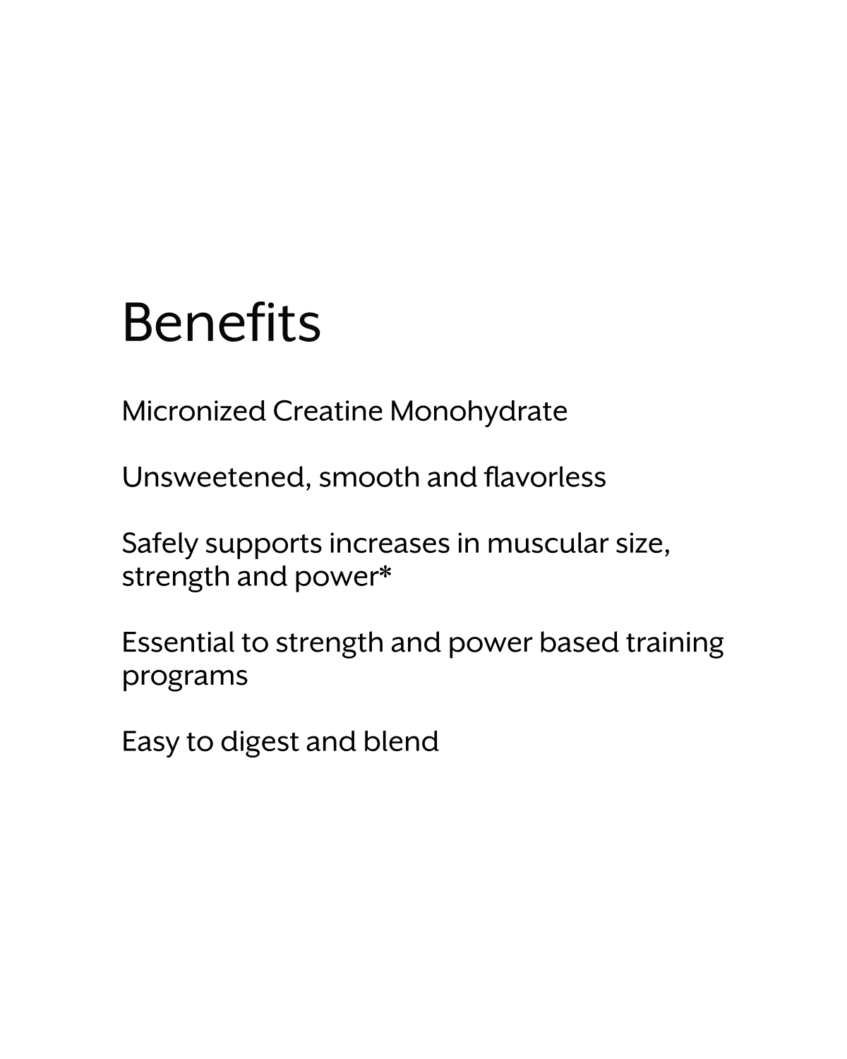 Non-GMO Creatine 180 Servings