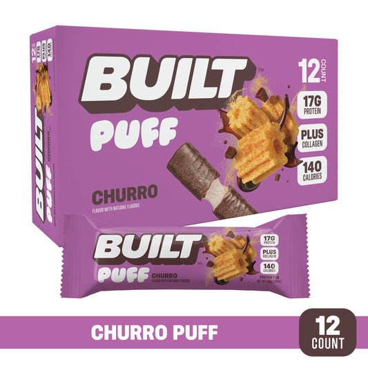 Built Puff Protein Bars - Churro
