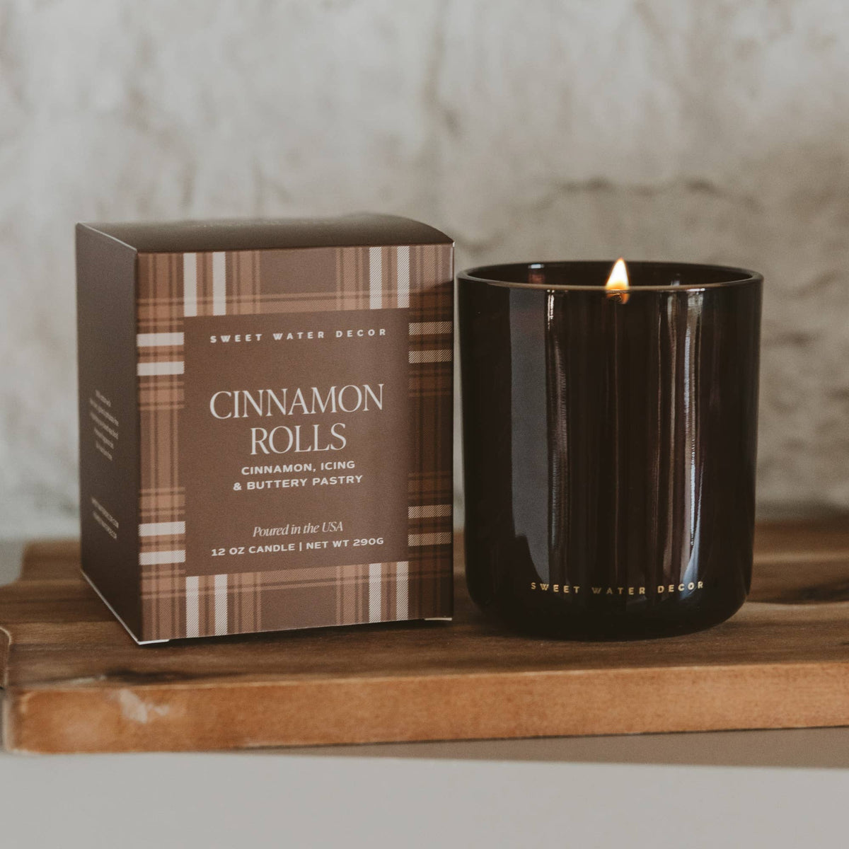 Cinnamon Rolls 12oz Boxed Soy Candle