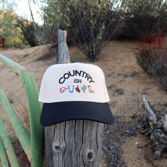 Country-ish Embroidered Hat
