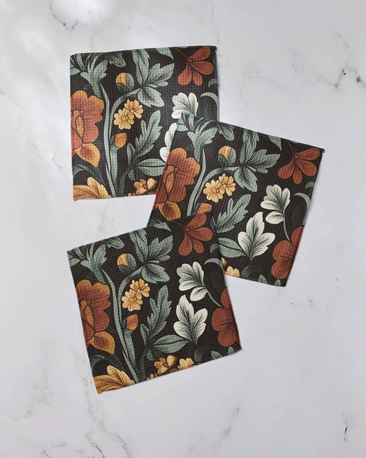 Classic Floral Dishcloth Set