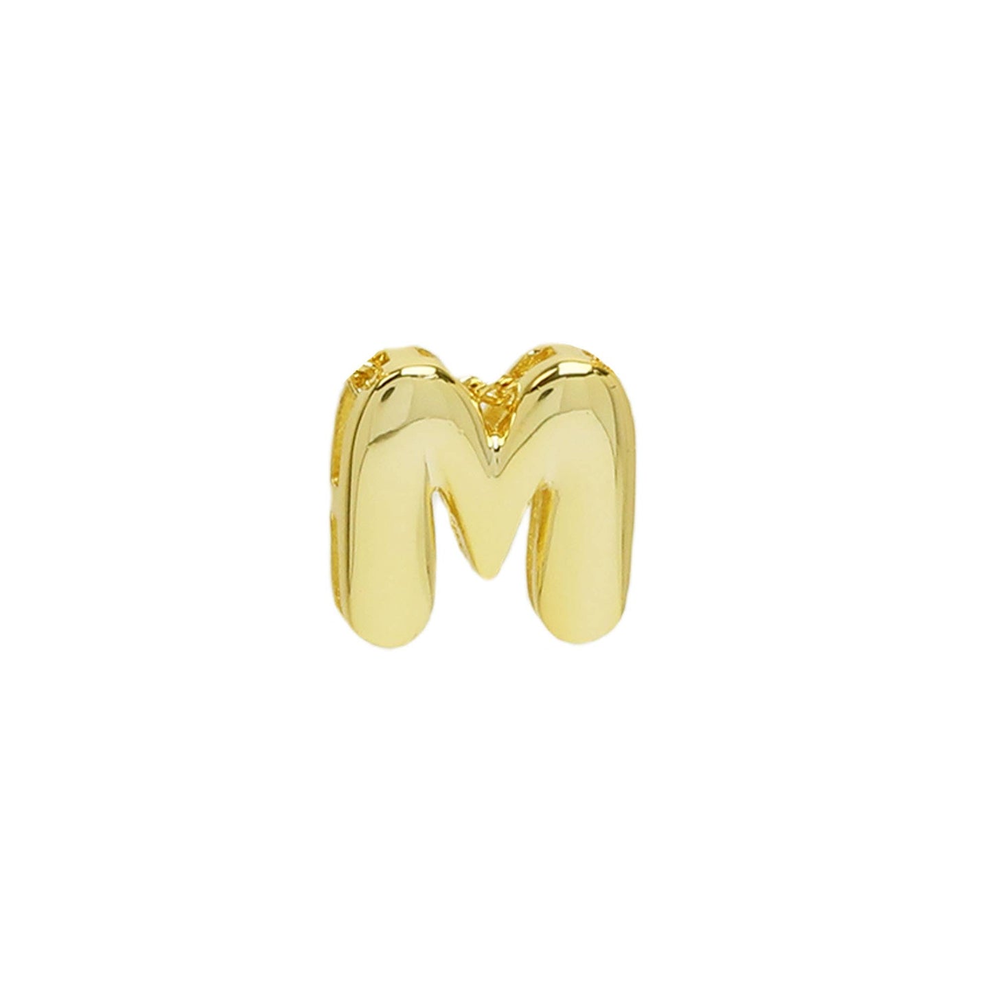 Custom Initial Necklace Slider - M