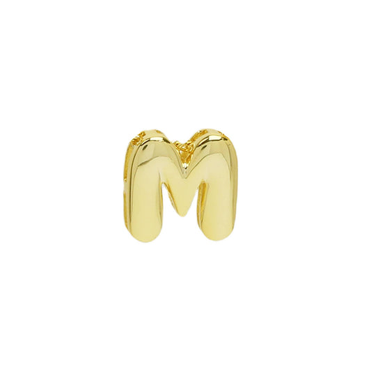 Custom Initial Necklace Slider - M